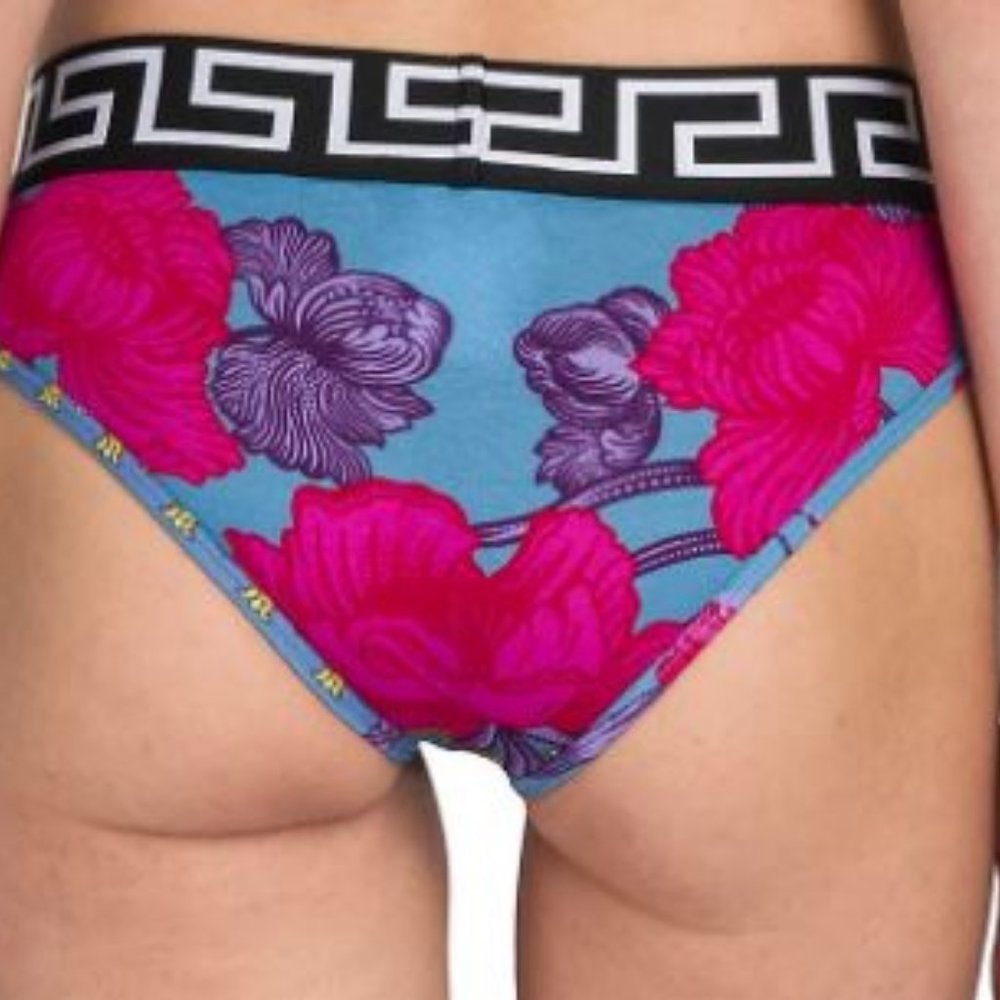 Versace Printed Greca Border Bikini Briefs - Picture 9 of 9